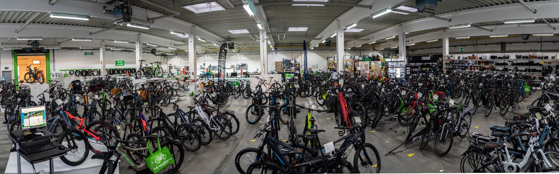 Der Shop des e-motion e-Bike Premium-Shop Velbert