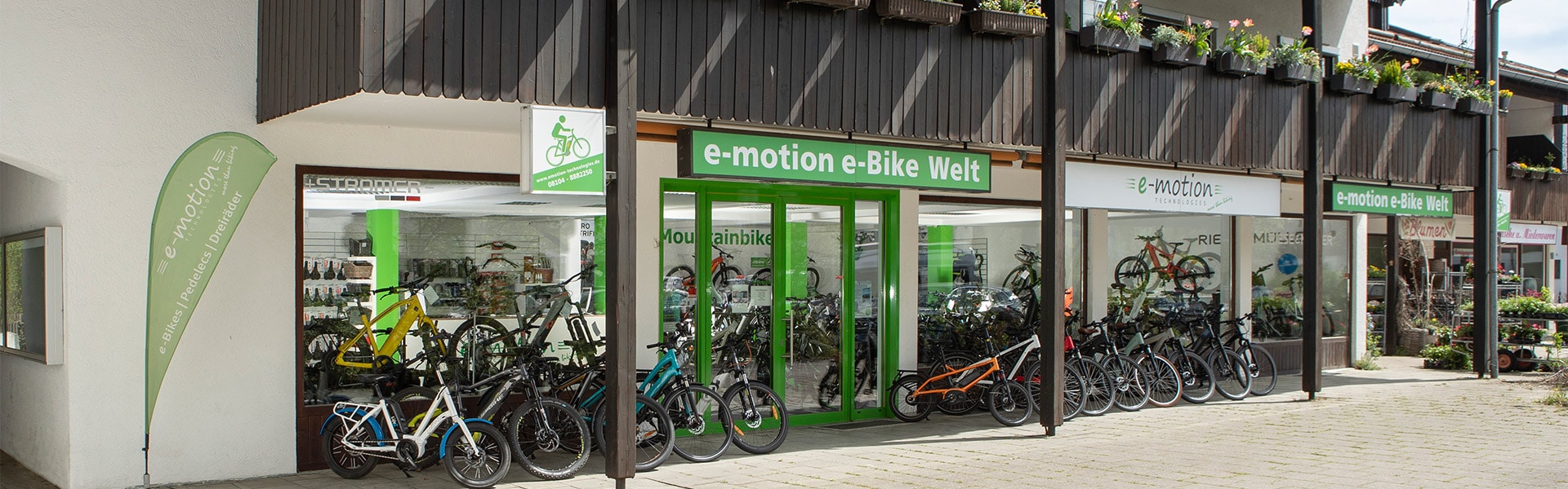 Der Shop der e-motion e-Bike Welt München Süd