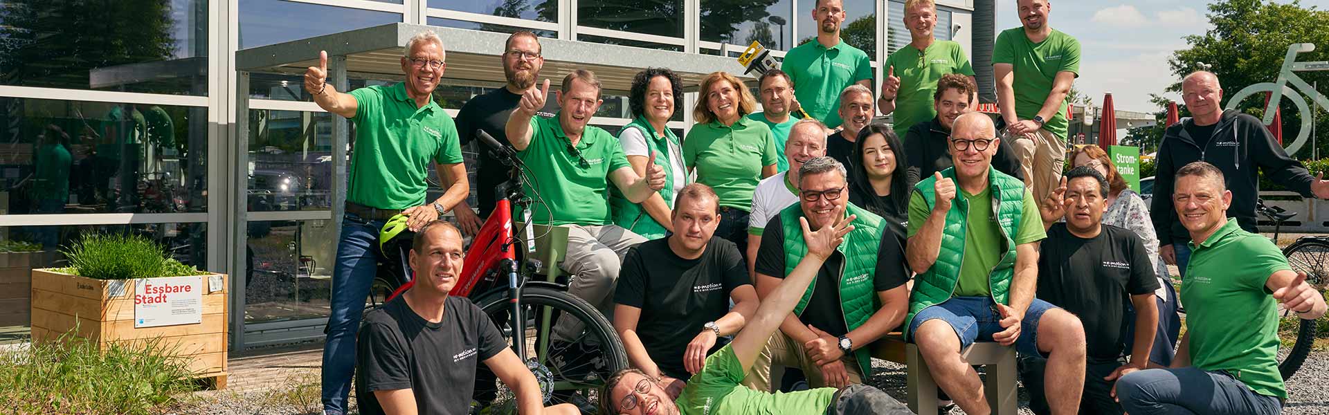 Das Team der e-motion e-Bike Welt Düsseldorf