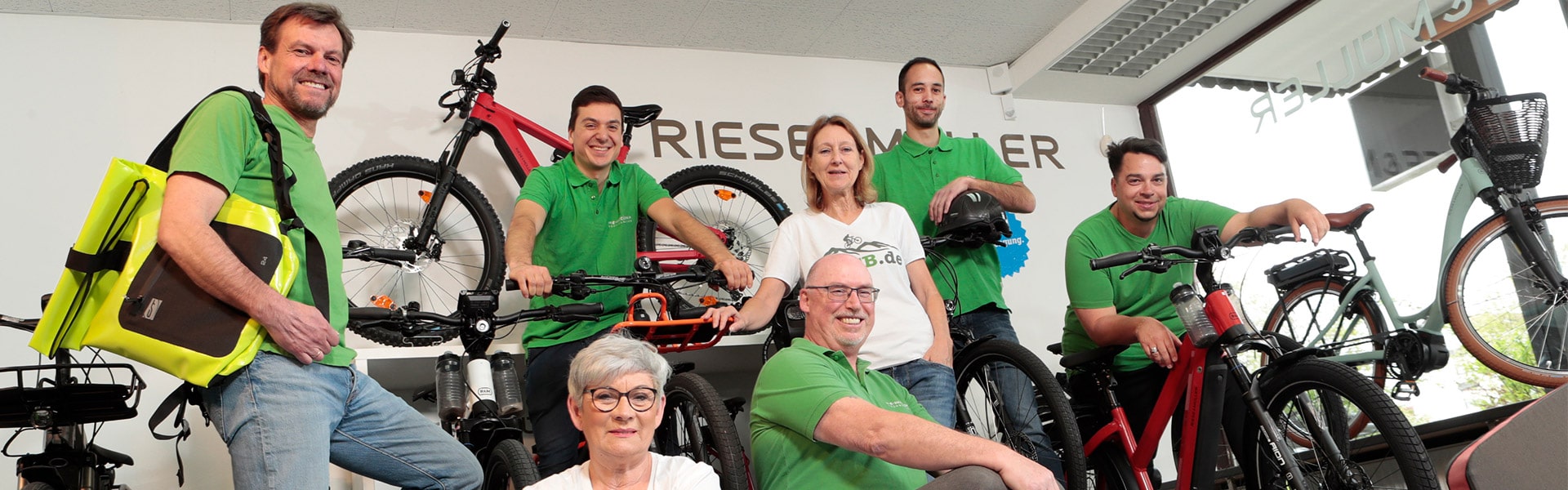 Das Team der e-motion e-Bike Welt München Süd