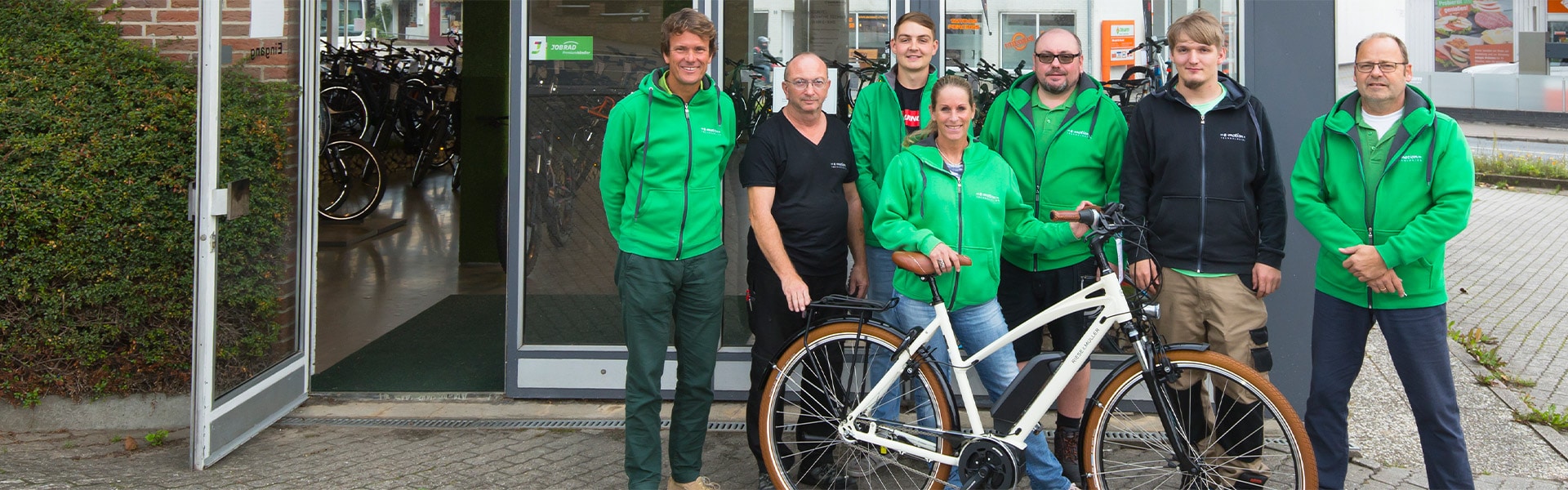 Das Team der e-motion e-Bike Welt Schleswig