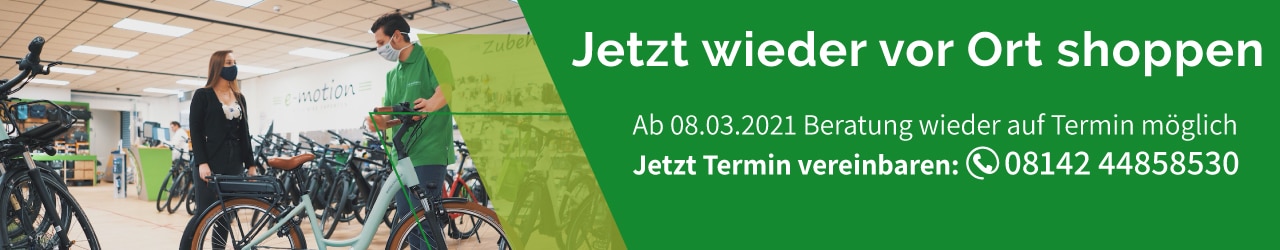 e-Bike Beratung in München West wieder möglich - Jetzt Termin sichern