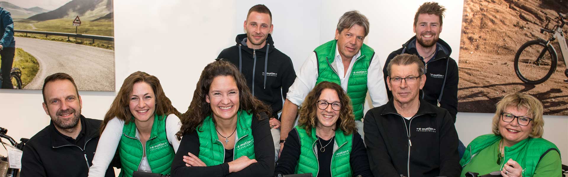 Das Team der e-motion e-Bike Welt Fuchstal