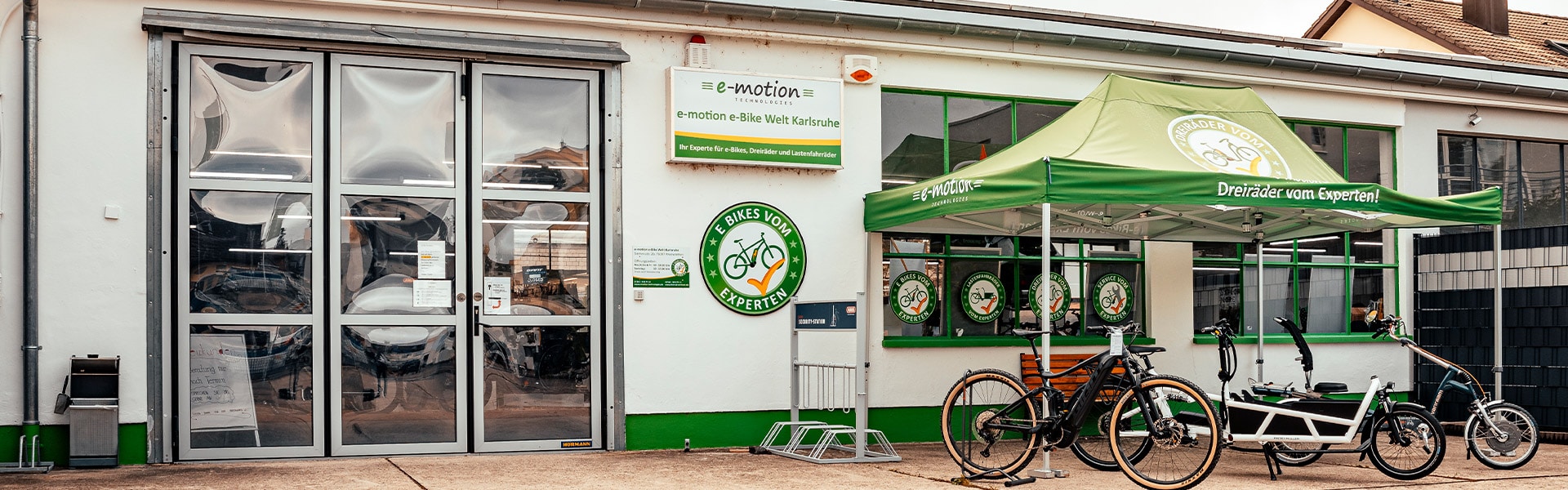 Der Shop der e-motion e-Bike Welt Karlsruhe