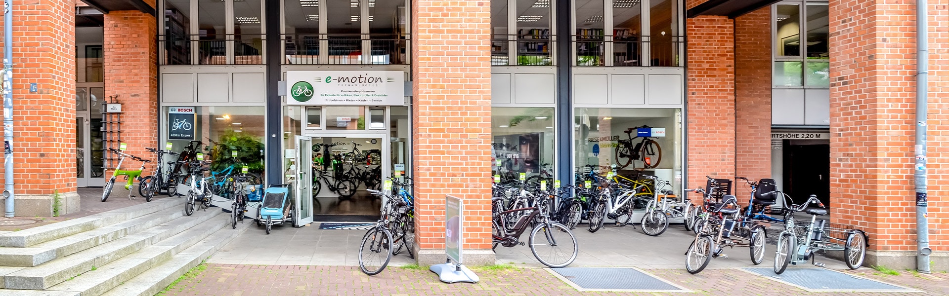 Der Shop des e-motion e-Bike Premium-Shop Hannover