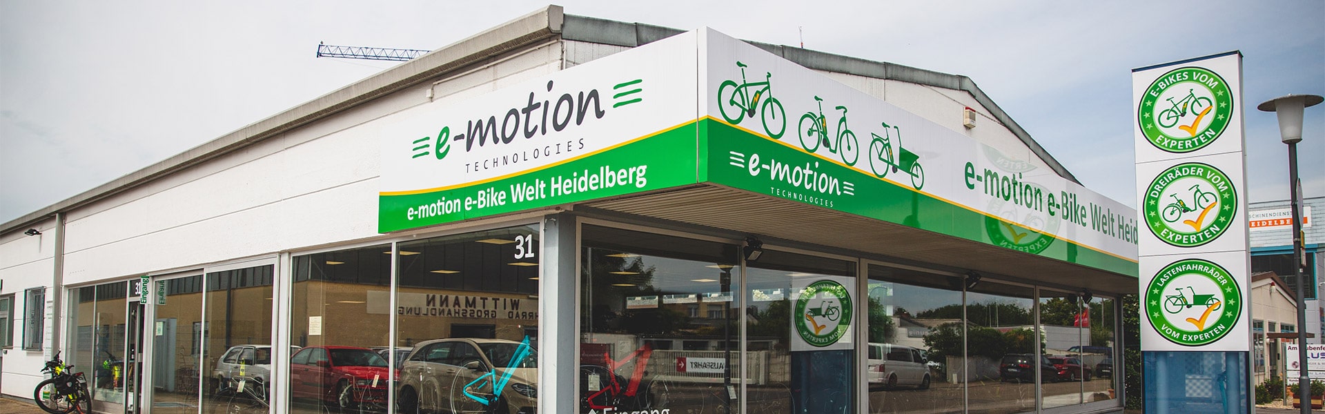 Der Shop der e-motion e-Bike Welt Heidelberg