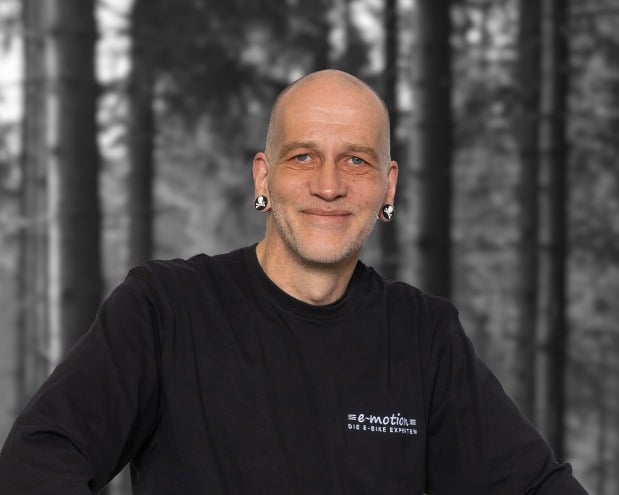 Werkstattmitarbeiter Ulli der e-motion e-Bike Welt Nordheide