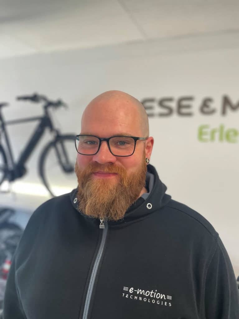 Mitarbeiter Bernd der e-motion e-Bike Welt Frankfurt Nord
