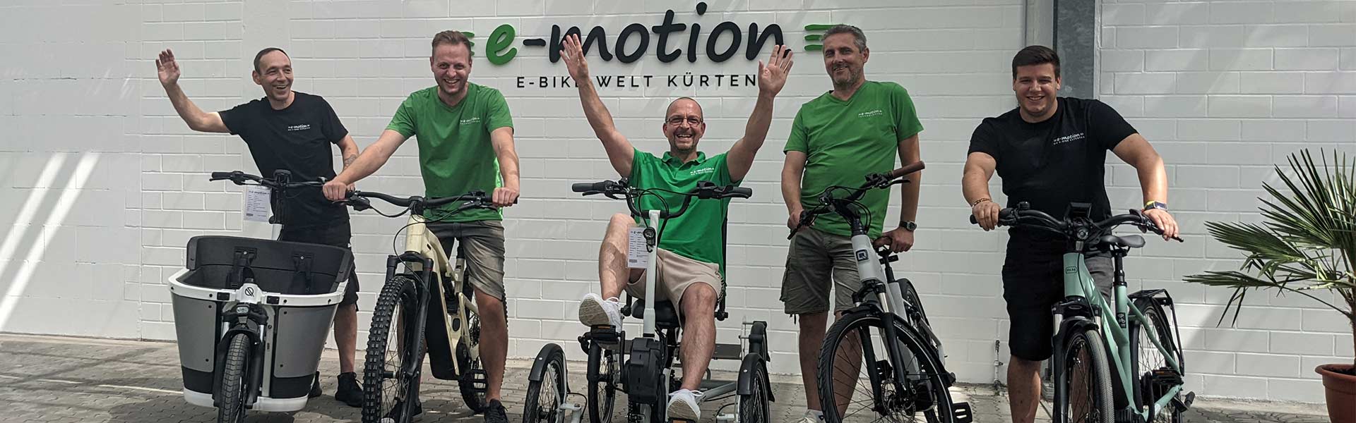 Team der e-motion e-Bike Welt Kürten