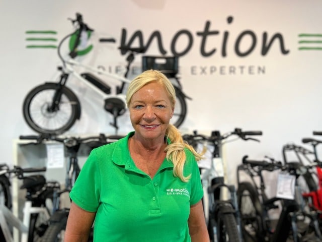 Mitarbeiterin Anja der e-motion e-Bike Welt Hamm