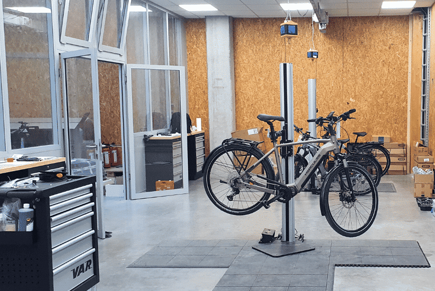 Die Werkstatt der e-motion e-Bike Welt Kornwestheim