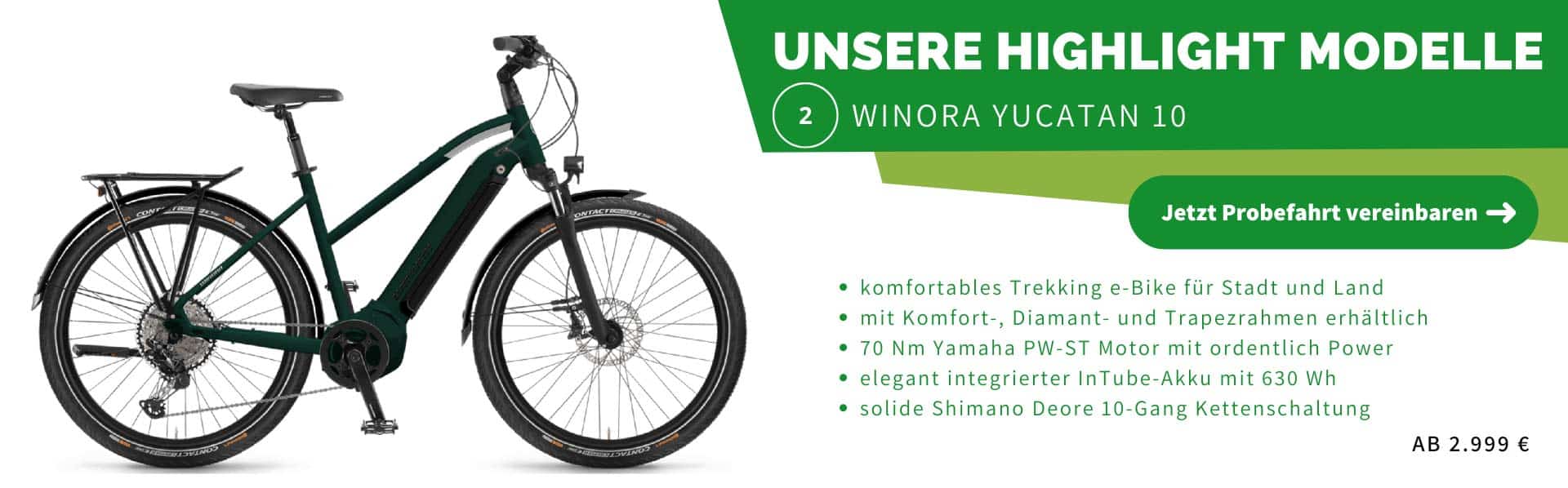 Highlight e-Bike Modell Winora Yucatan 10