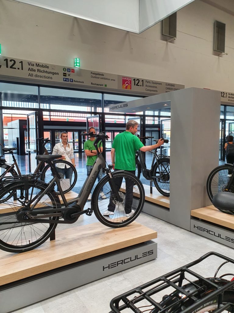 Messestand der Marke Hercules auf der Eurobike 2022