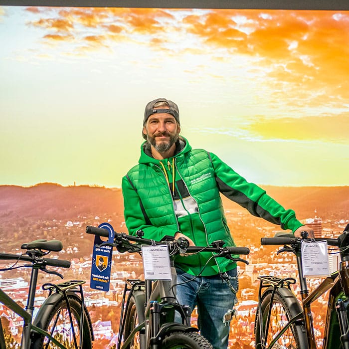 Kay von der e-motion e-Bike Welt Jena