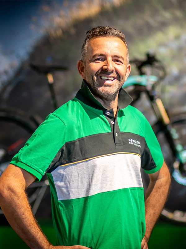 Muhamet aus der e-motion e-Bike Welt Landshut
