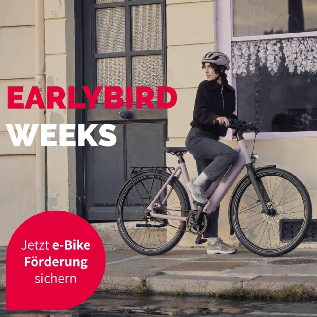 EARLYBIRD Weeks Aktion - Jetzt e-Bike Förderprämie sichern